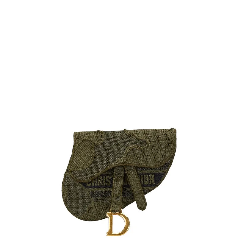 Dior Canvas Logo Saddle Bag S5632CWAH