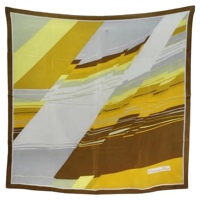 1960s Christian Dior Silk Scarf