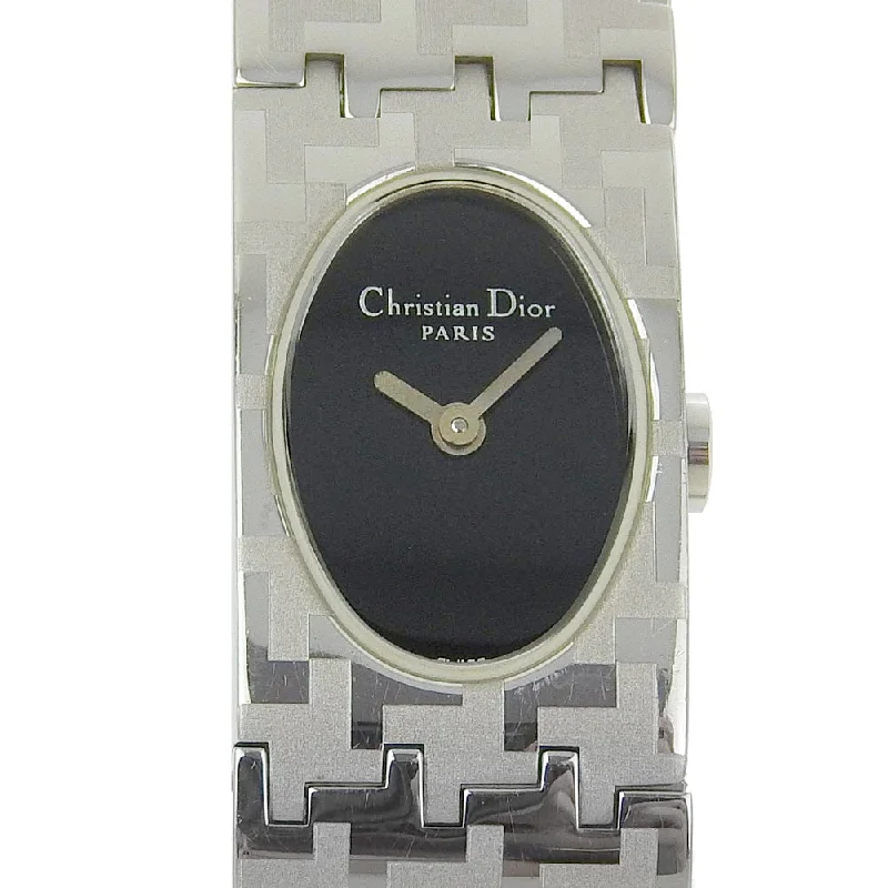 Dior Watches Quartz D70-100 Stainless Steel black Miss Dior black dial Women Used Authentic