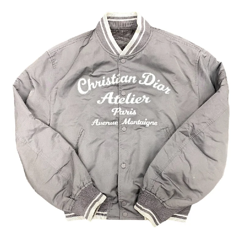 Christian Dior Nylon jacket 213C406A5457 polyester gray